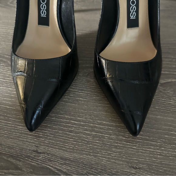 Sergio Rossi Godiva Black Croc Alligator Pumps Heels 5 35.5 35 1/2 - Picture 8 of 15